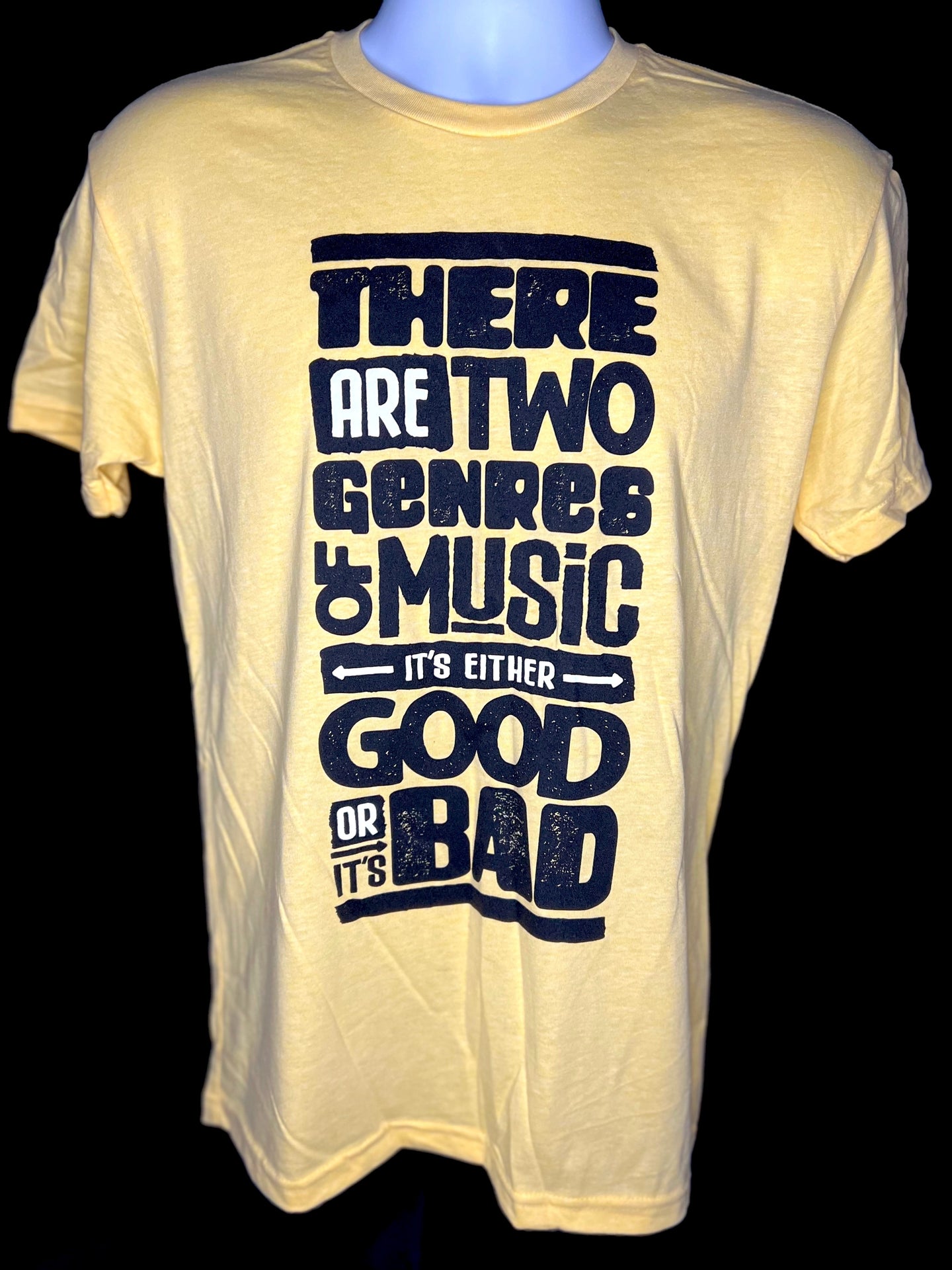 Two Genres Of Music - Banana Cream T-Shirt (Unisex)