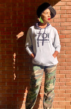 Load image into Gallery viewer, Zo! - Heather Grey Hoodie (Unisex)