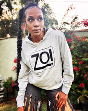 Load image into Gallery viewer, Zo! - Heather Grey Hoodie (Unisex)