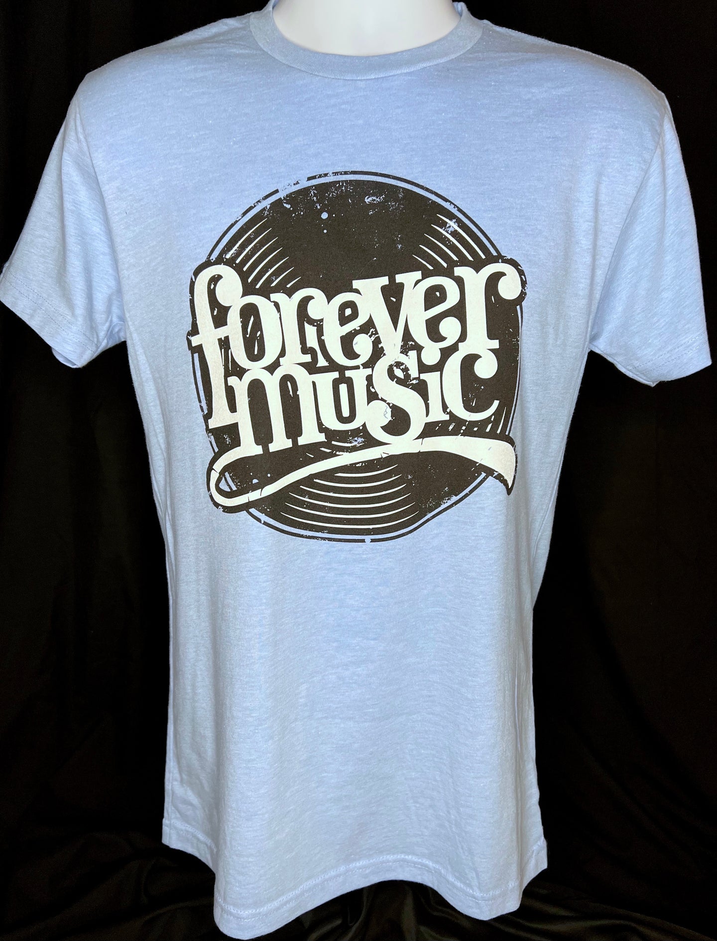 Forever Music - Heather Columbia Blue T-Shirt (Unisex)