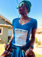 Load image into Gallery viewer, Love Up - Royal Blue Tri-Blend T-Shirt (Men's/Women's)