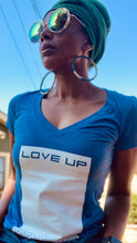 Load image into Gallery viewer, Love Up - Royal Blue Tri-Blend T-Shirt (Men's/Women's)