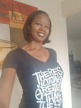 Load image into Gallery viewer, There's Nothing Greater Than the Sun - Black Tri-Blend T-Shirt (Men's/Women's)