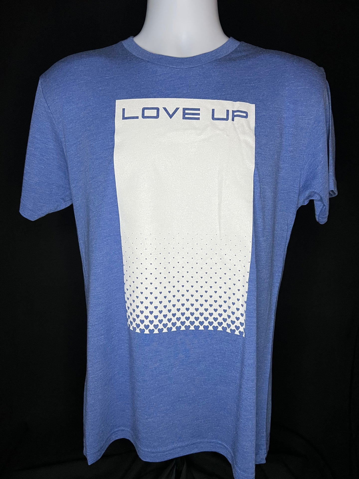 Love Up - Royal Blue Tri-Blend T-Shirt (Men's/Women's)