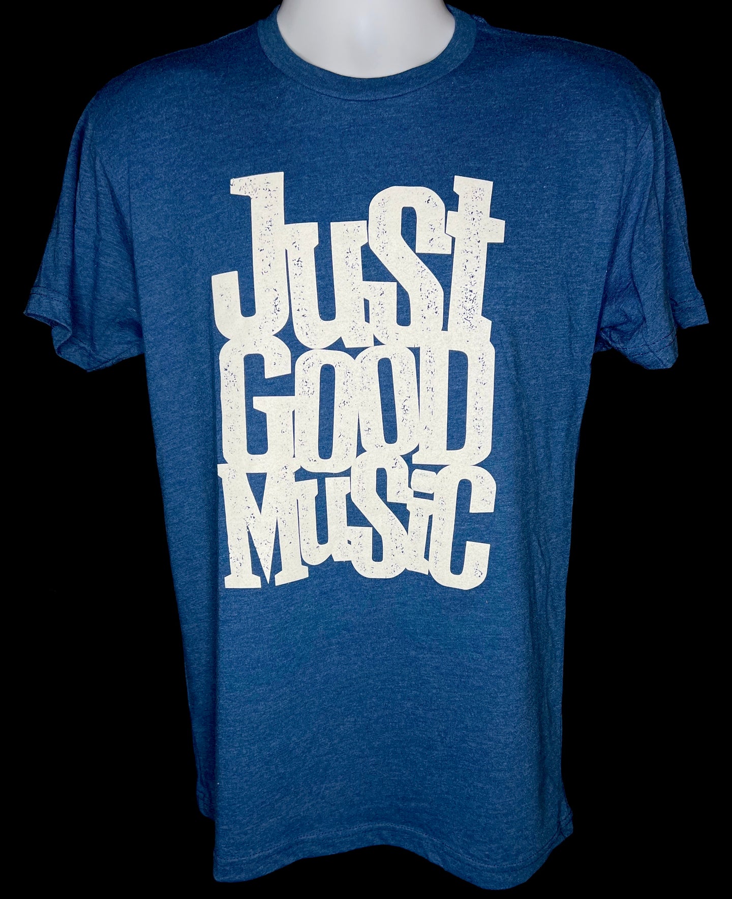 Just Good Music - Heather Cool Blue T-Shirt (Unisex)